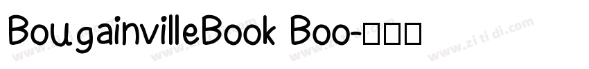 BougainvilleBook Boo字体转换